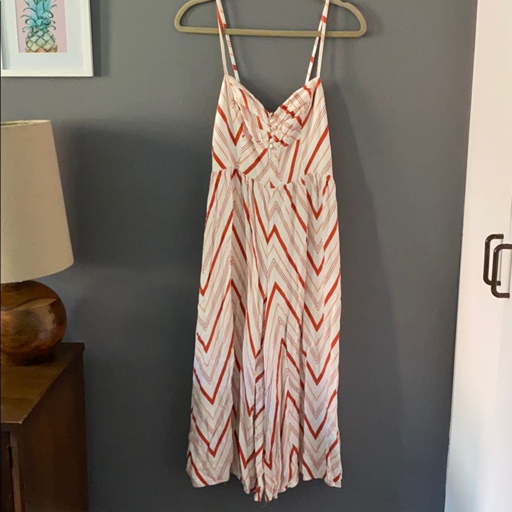 Burnt orange romper